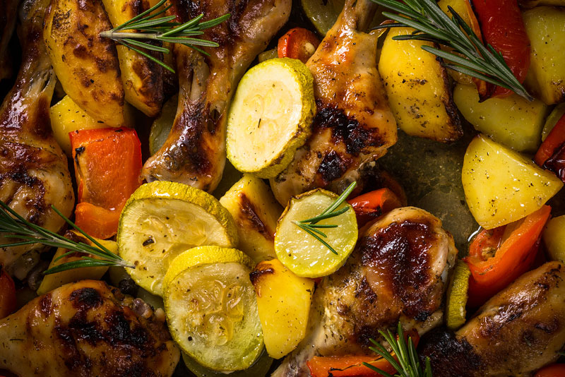 Featured image for “Chicken & Sauced Steamer Veggies”